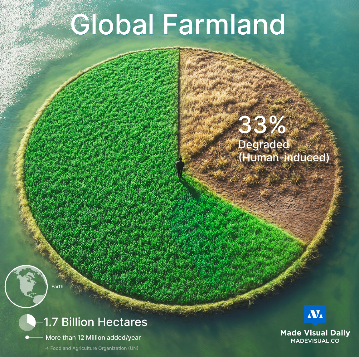 The poor state of global farmland