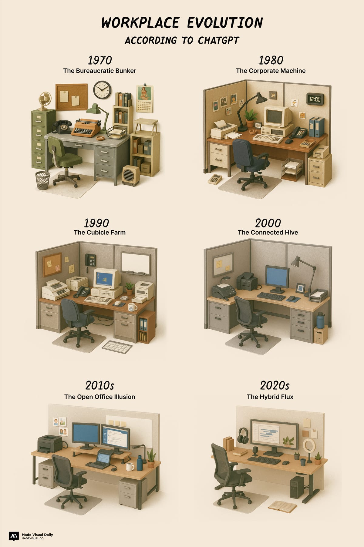 Evolution of the Workplace Visualised